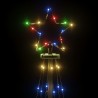 Albero di Natale a Cono Colorato 108 LED 70x180 cm