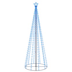 Albero di Natale a Cono Blu 310 LED 100x300 cm