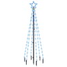 Albero di Natale con Puntale Blu 108 LED 180 cm