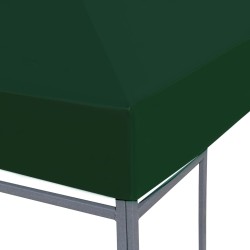 Copertura Superiore per Gazebo 310 g/m² 3x3 m Verde