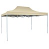 Tenda Pieghevole Pop-Up 3x4,5 m Bianco Crema