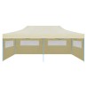 Tenda per Feste Pop-Up Pieghevole Crema 3 x 6 m