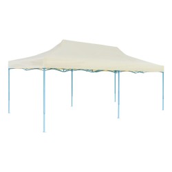 Tenda per Feste Pop-Up Pieghevole Crema 3 x 6 m