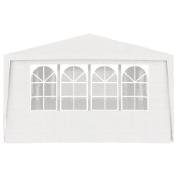 Gazebo Professionale con Pareti 4x6 m Bianco 90 g/m²