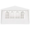 Gazebo Professionale con Pareti 4x9 m Bianco 90 g/m²