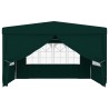 Gazebo Professionale con Pareti 4x4 m Verde 90 g/m²