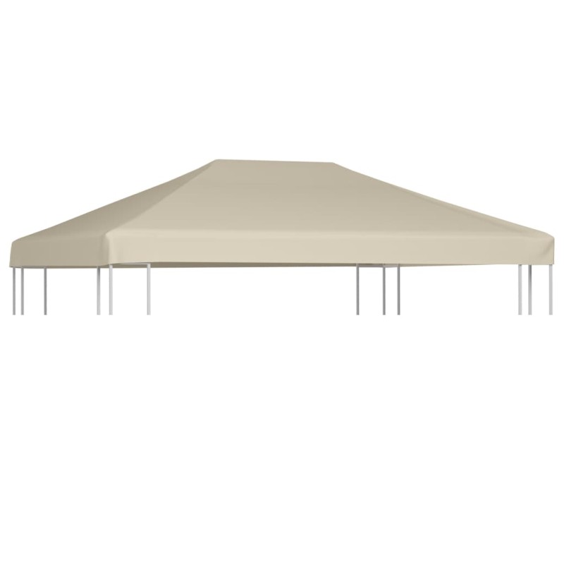 Copertura Superiore per Gazebo 310 g/m² 4x3m Beige