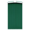 Capannone da Giardino in Acciaio Zincato 330x92x153cm Verde