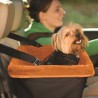 Kurgo Seggiolino Auto per Cani Skybox Nero e Arancione