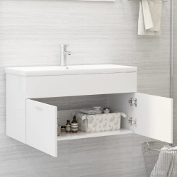    Mobile Sottolavabo Bianco 90x38,5x46 cm in Truciolato