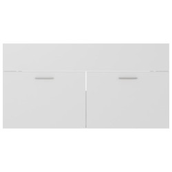    Mobile Sottolavabo Bianco 90x38,5x46 cm in Truciolato