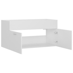    Mobile Sottolavabo Bianco 90x38,5x46 cm in Truciolato