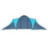 Tenda da Campeggio per 6 Persone Blu Marino e Azzurro