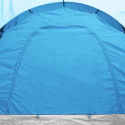 Tenda da Campeggio per 6 Persone Blu Marino e Azzurro