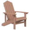    Sedie da Giardino Adirondack 2 pz in HDPE Marrone