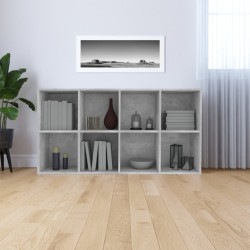 Libreria/Credenza Grigio Cemento 66x30x130 cm in Truciolato