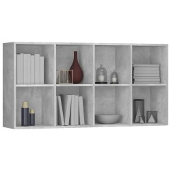 Libreria/Credenza Grigio Cemento 66x30x130 cm in Truciolato