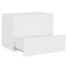    Set Mobili da Bagno 2 pz Bianco in Truciolato