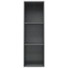 Libreria/Mobile TV Grigio Lucido 36x30x114 cm in Truciolato