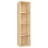 Libreria / Mobile TV Rovere Sonoma 36x30x143 cm in Truciolato