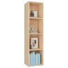 Libreria / Mobile TV Rovere Sonoma 36x30x143 cm in Truciolato