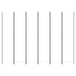 Divisorio a 4 Pannelli Bianco 300x220 cm Tessuto