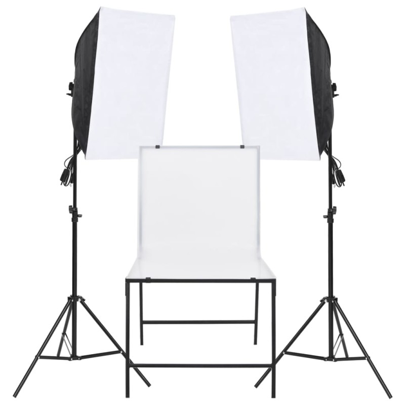 Kit di Illuminazione per Studio Fotografico e Tavolo da Ripresa