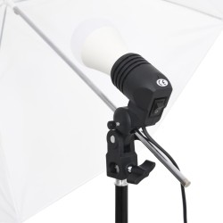 Kit per Studio Fotografico 9 pz con Set di Luci e Softbox