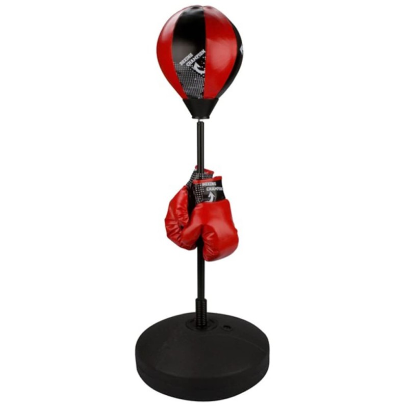 Avento Junior Set Palla da Box Nero/Rosso con Riflesso 41BE