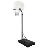 Supporto per Pallacanestro Bianco 237-307 cm Polietilene