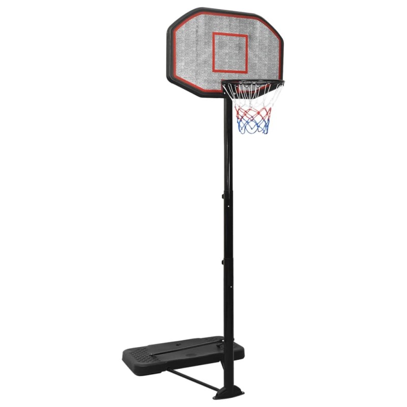 Supporto per Pallacanestro Nero 258-363 cm Polietilene