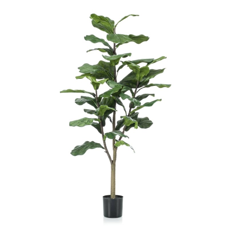 Emerald Pianta di Ficus Lyrata Artificiale 120 cm