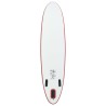 Set Tavola da SUP e Surf Gonfiabile Rosso e Bianco