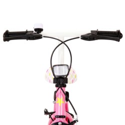 Bici per Bambini 12 Pollici Bianca e Rosa