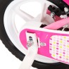 Bici per Bambini 12 Pollici Bianca e Rosa