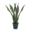 Emerald Pianta Artificiale di Sansevieria 55 cm in Vaso