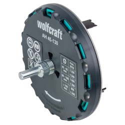 wolfcraft Sega a Tazza Regolabile AH 45-130 30 mm in Metallo 5978000