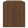 Panca da Ingresso 80x40x45 cm Rovere Marrone Legno ingegnerizzato