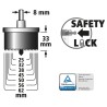 wolfcraft Sega a Tazza Standard in Acciaio al Tungsteno 33 mm 2160000