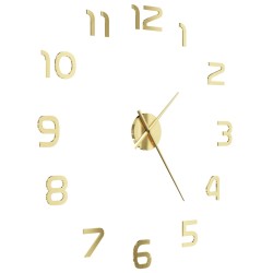    Orologio da Parete 3D in Stile Moderno 100cm XXL Oro