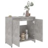    Armadio da Bagno Grigio Cemento 60x33x61 cm in Truciolato