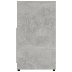    Armadio da Bagno Grigio Cemento 60x33x61 cm in Truciolato