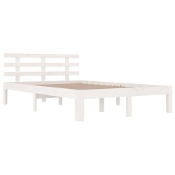 Giroletto Bianco Legno Massello 135x190 cm 4FT6 Doppio