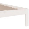 Giroletto Bianco Legno Massello 135x190 cm 4FT6 Doppio