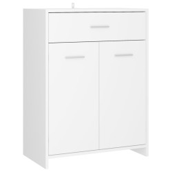    Armadio da Bagno Bianco 60x33x80 cm in Legno Ingegnerizzato