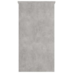 Scrivania Grigio Cemento 80x40x75 cm in Truciolato