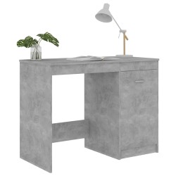 Scrivania Grigio Cemento 100x50x76 cm in Truciolato