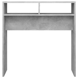 Tavolo Consolle Grigio Cemento 78x30x80 cm in Truciolato