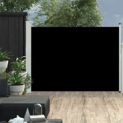    Tenda Laterale Retrattile per Patio 100x500 cm Nera