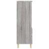    Credenza Grigio Sonoma 40x36x110 cm in Legno Ingegnerizzato